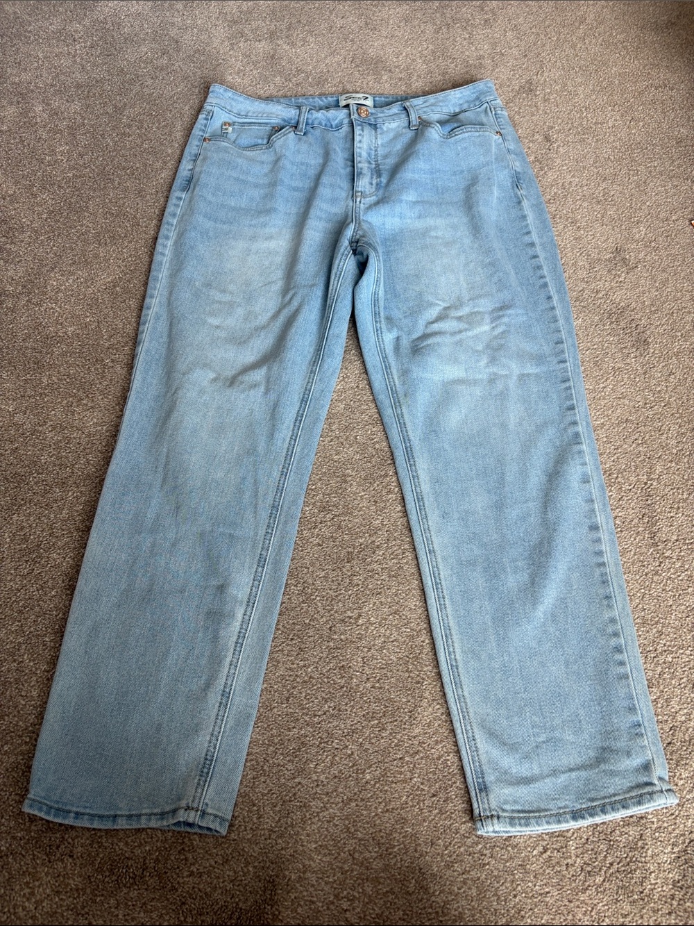 Seven7 Light Blue Women’s Straight-Leg Jeans size 14